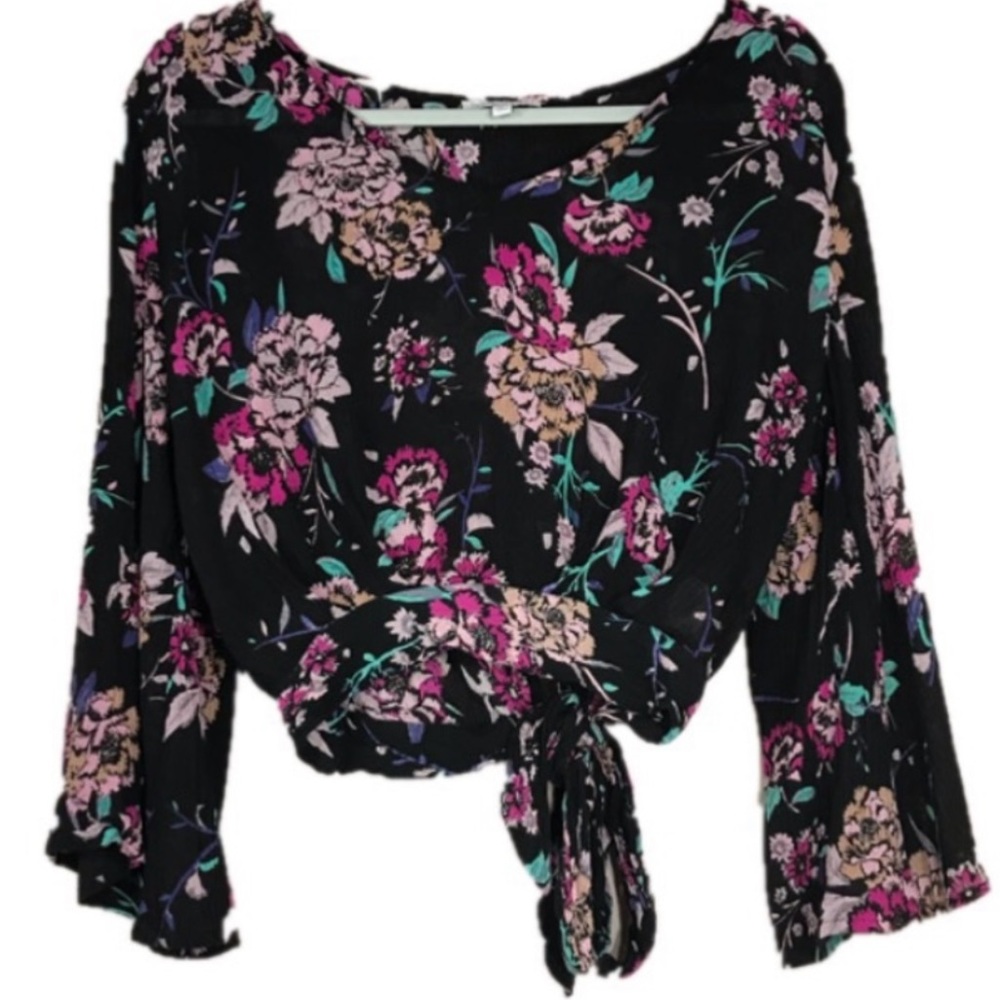 Patrons of Peace Blouse with Back Tie